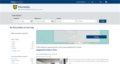 Desktop Screenshot of hotelpula.net